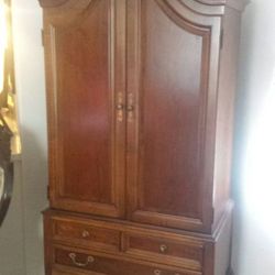 Antique TV Armoire