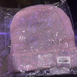 Pink Sp5der Beanie