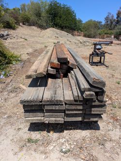 24'-27' x 11" x 3" timbers and other beams