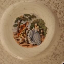 The Courting Couple Saucer