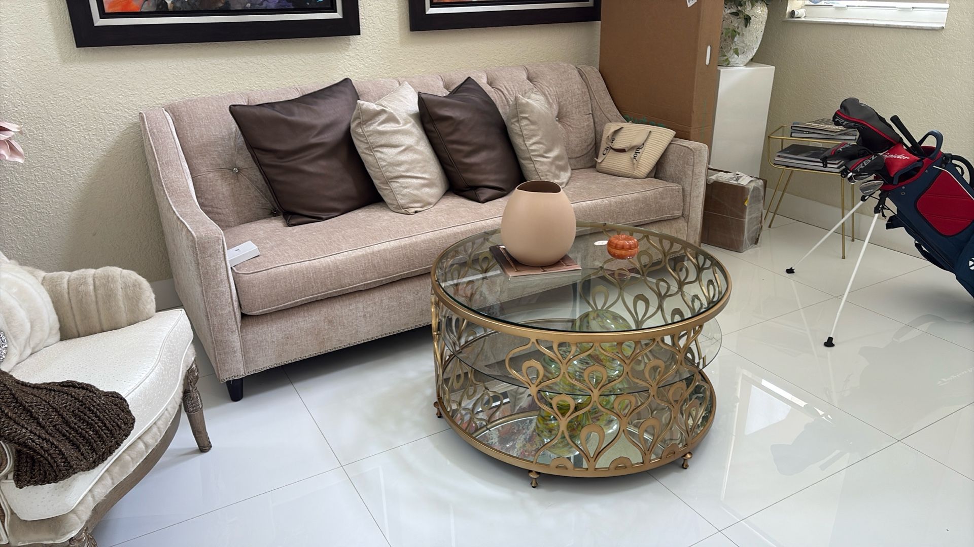 Sofa And table