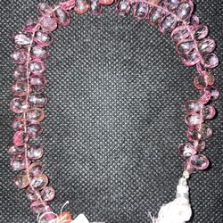 PINK TOPAZ 136 CTs. *VINTAGE JEWELRY*