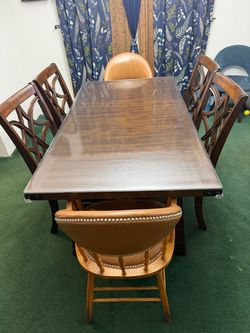 Dining table with chairs