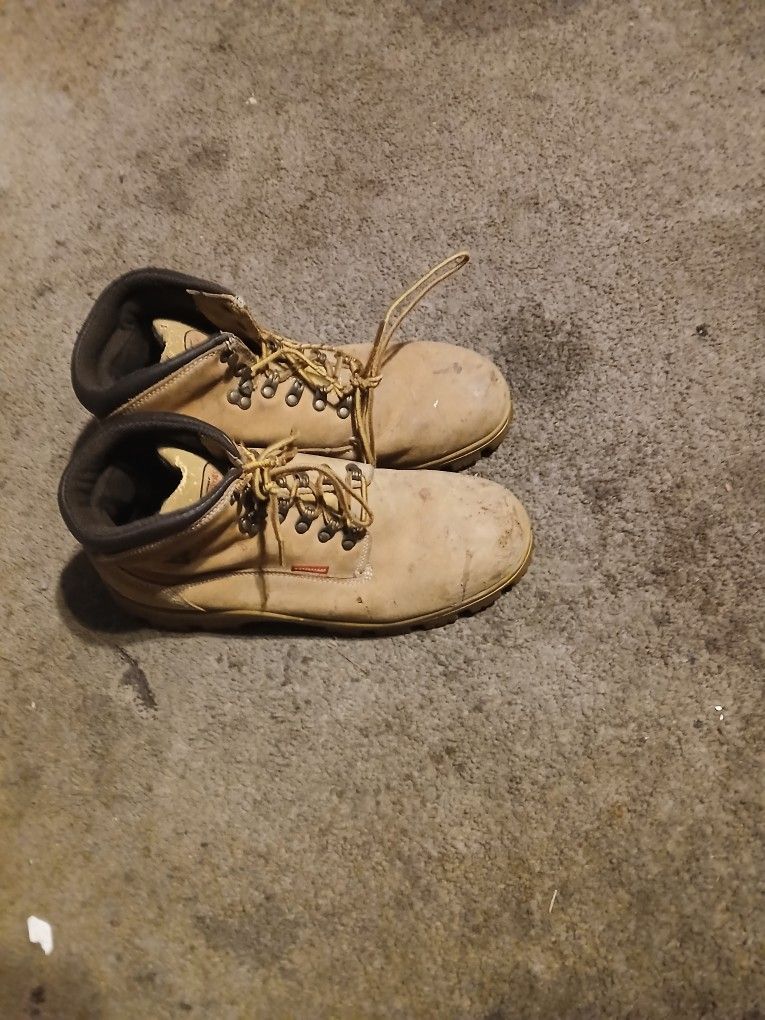Steel Toed Work Boots. Size 11