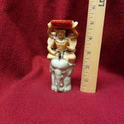 Porcelain Indian Incense Stick Holder