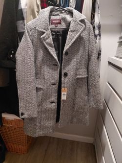 JOHNSON & MURPHY WOMAN'S TWEED COAT/ SMALL