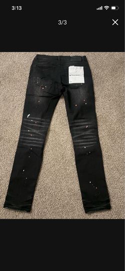 Purple jeans