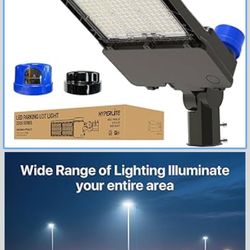 LED Parking Lot Lights Outdoor - 400W 60000lm UL Listed Led Parking Lights Dusk to Dawn - 5000K Slip Fitter Mount LED Pole Light for Stadium Street Ba