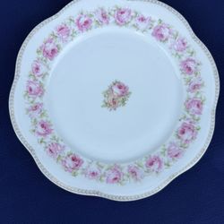 Antique Bavarian Porcelain Plate – Z.S. & Co. “Mignon”