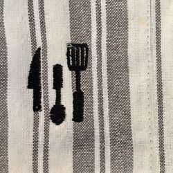 New With Tags - Kitchen Apron - 32” x 36” - 100% Cotten 