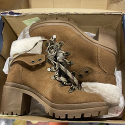 Jelly Pop Women’s Size 6M NUBUCK Fashion Lace Up Hiking Boots Shoes New