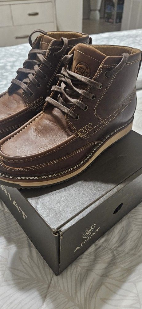 Mens Ariat Brown Booties