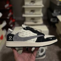 Size 9 Beautiful Black Travis Scottttsss Nikeee Off White Collabsss :D 