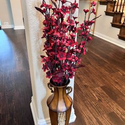 Artificial Flower With Vase ko