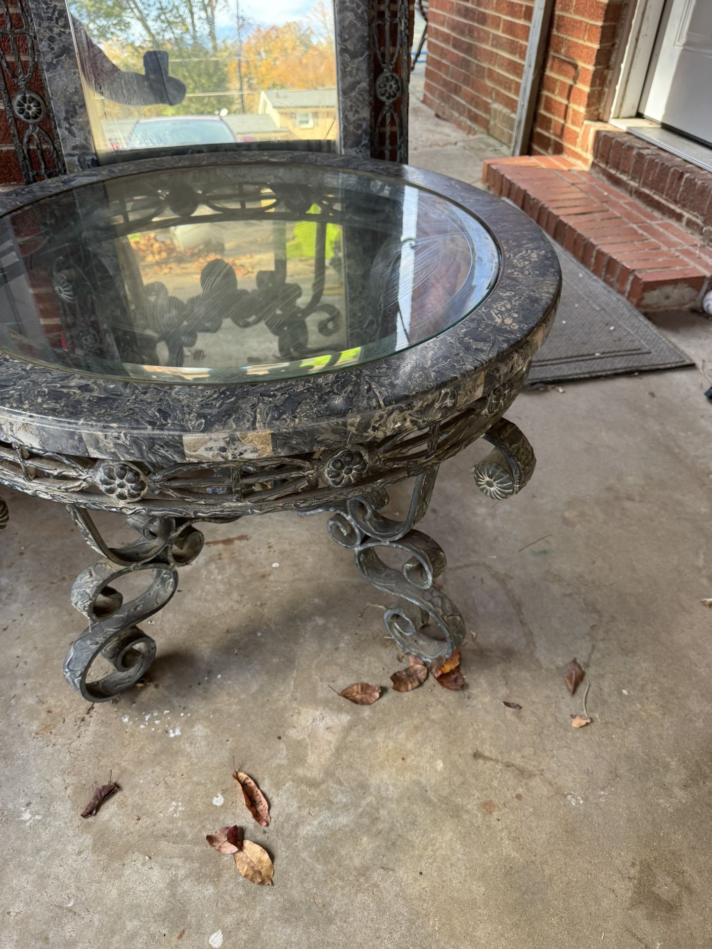 Wrought Iron Matching Furniture Set – Heavy, High-End, Priced to Go