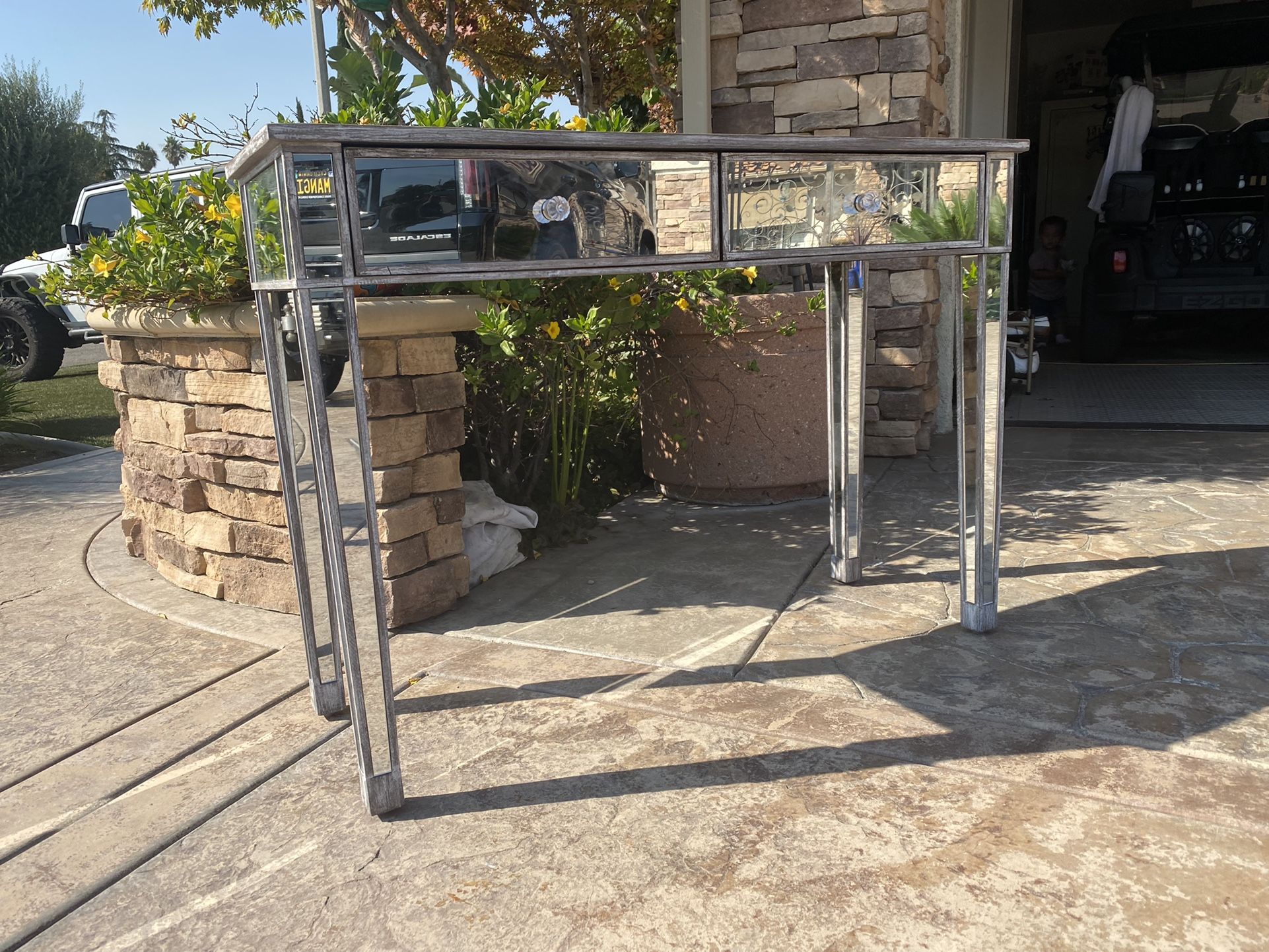 Glass Vanity Table 