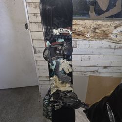 Burton 60inch 5ft Snowboard With Bindings