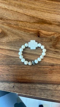 White Magnesite Stone Bracelet