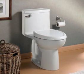 American Standard Compact Cadet 3-FloWise Tall Height 1-Piece 1.28 GPF Single Flush Elongated Toilet in White, Seat Included