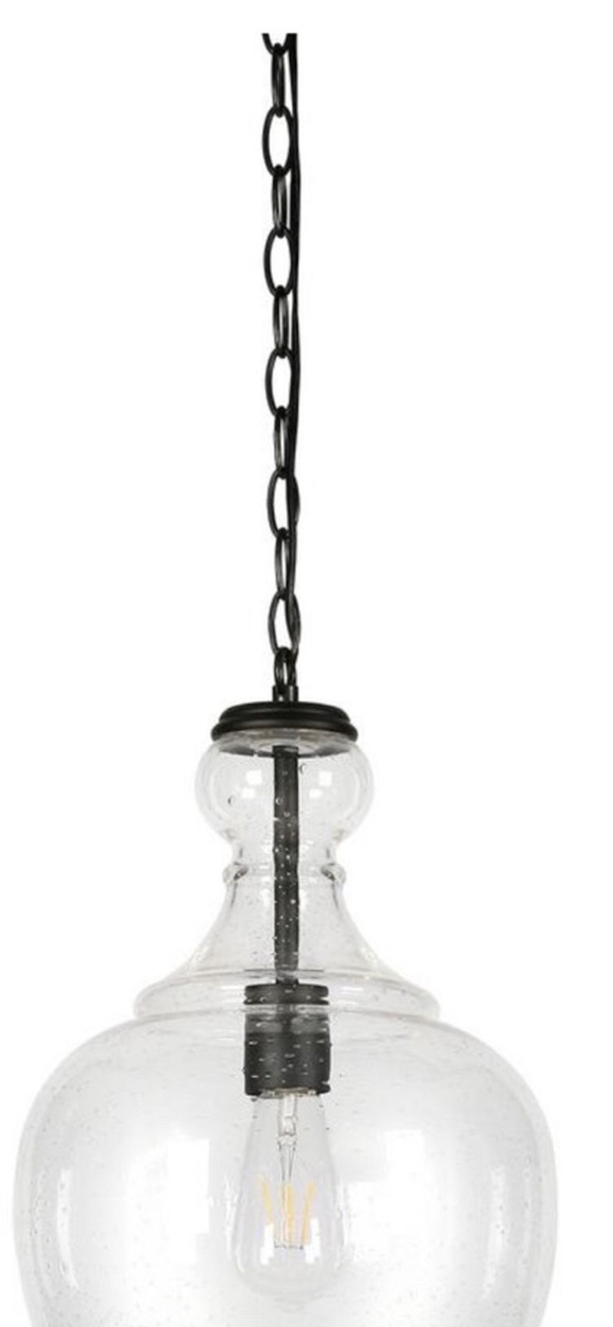Meyer&Cross Westford Blackened Bronze and Seeded Glass Pendant