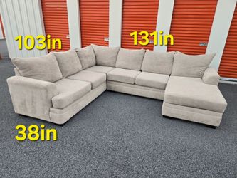 FREE DELIVERY Couch Sofa Reversible Chaise Sectional 3 Piece