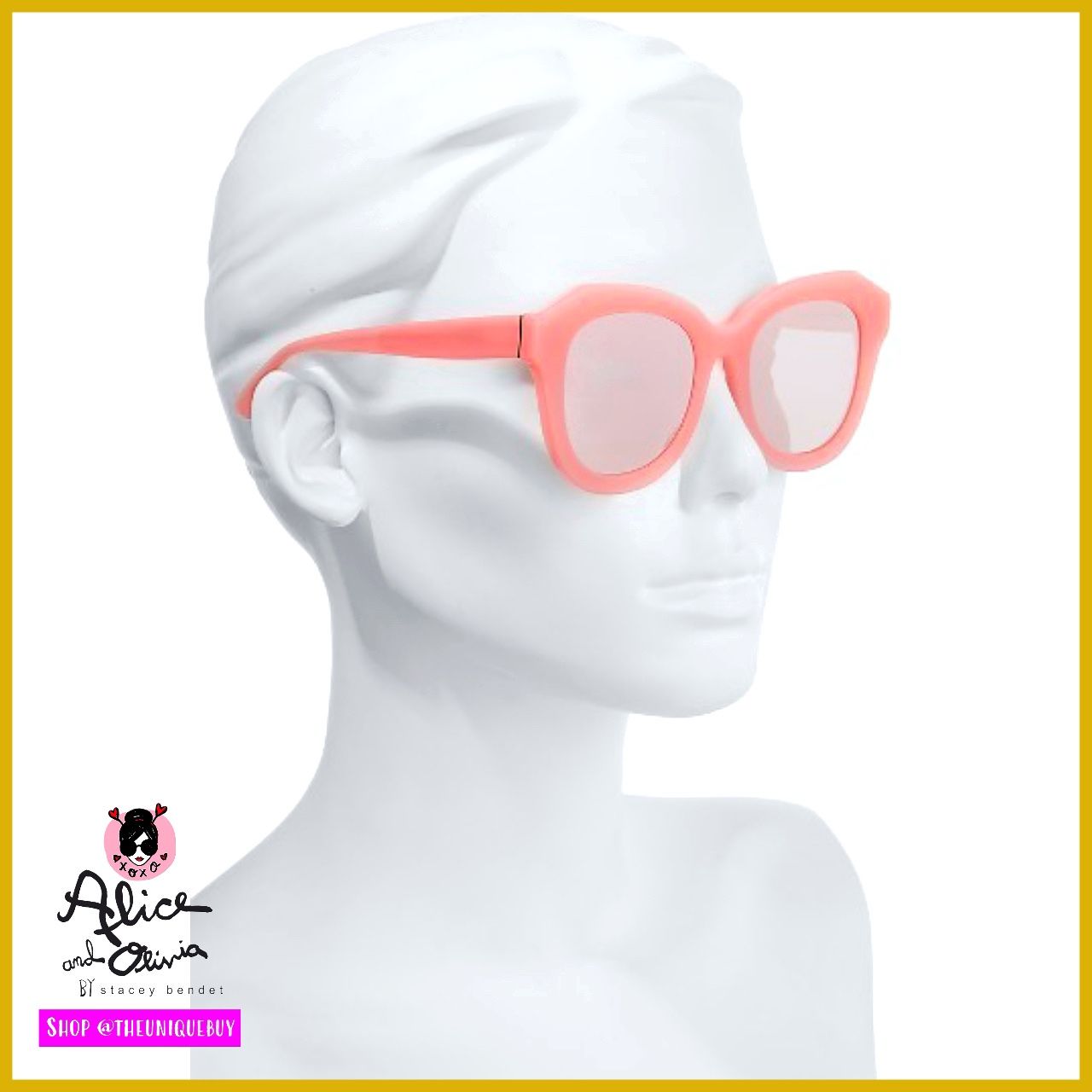 Alice and Olivia Cat-Eye Gradient Sunglasses Olivia – TEDDYS main image 2