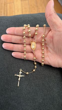 Gold plated rosary