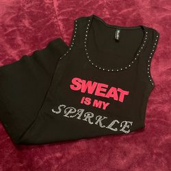 Sweat Is My Sparkle Tank