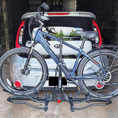 (NEW) $129 KAC (2-Bike) Rack for SUV, Cars, Hatchback Mount fit 2” Anti-Wobble Hitch, Heavy Duty Bicycle Carrier 