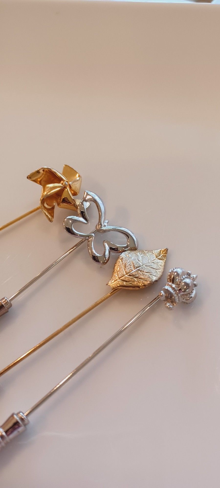 Vintage Stick Pins BUNDLE of 4 MCM