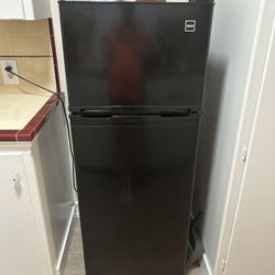RCA Black refrigerator- Almost Brand New