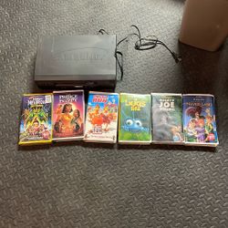 VHS Movies & VHS Player