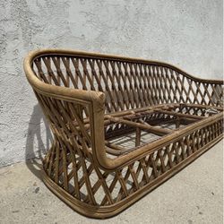 Vintage Bamboo Sofa & Chair 