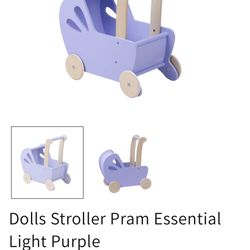 Moover Wooden Doll Stroller