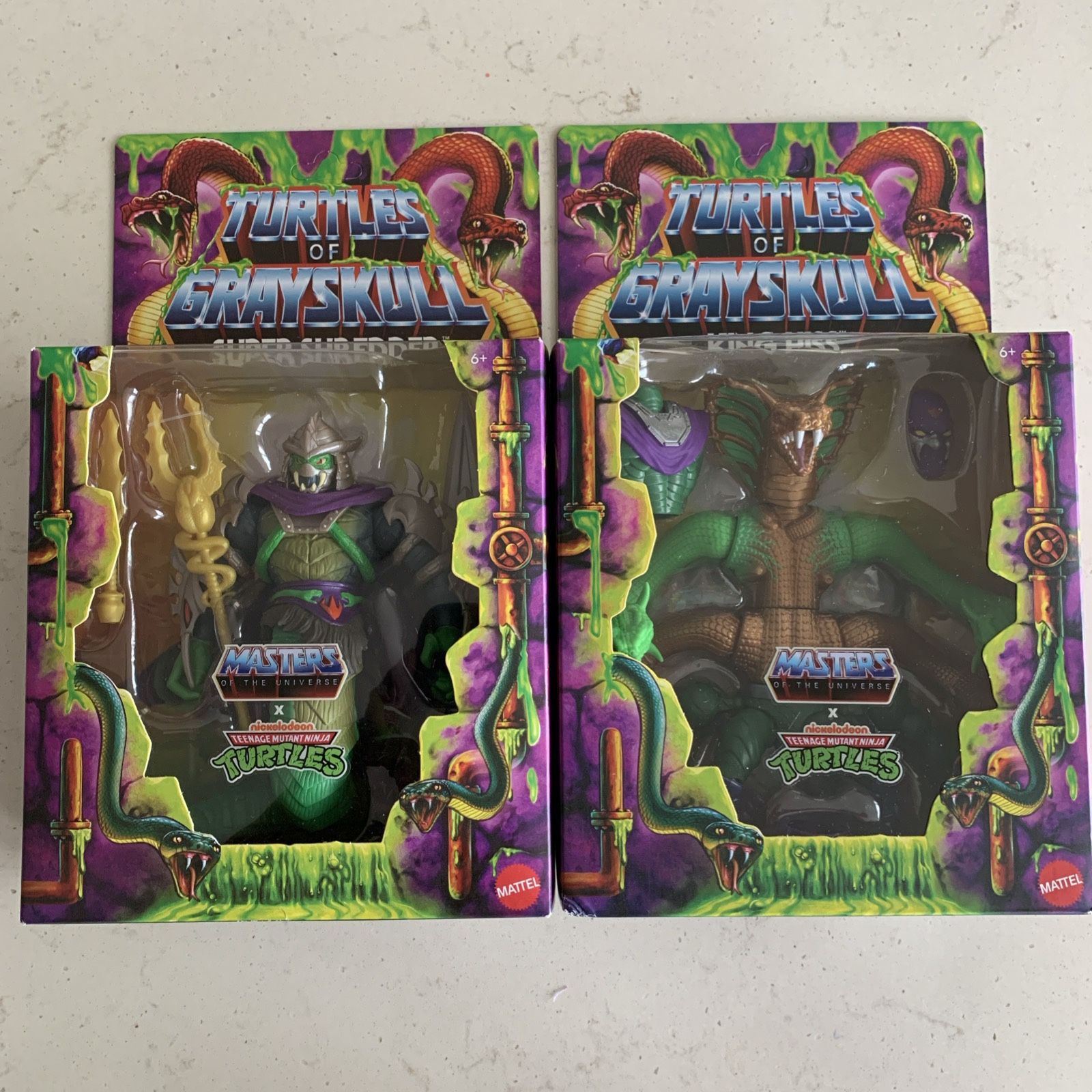 Turtles Of Grayskull King Hiss & Super Shredder