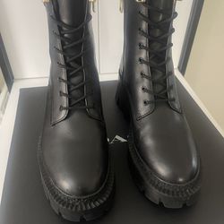 Coach Ainsley Black Leather Boots