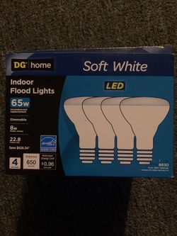 $5 La Caja De Sold White Led  New 