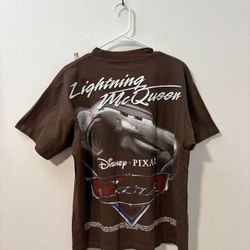 Disney’s Pixar Cars Lightning McQueen T-Shirt - Brown and Black