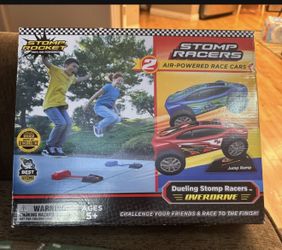 STOMP RACERS AIR POWERED RACE CARS BNIB! 