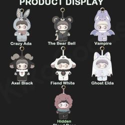 MAYMEI DARK FORREST PLUSH PENDANT 