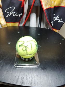 Bjorn Borg Signed Autograph Tennis Ball 