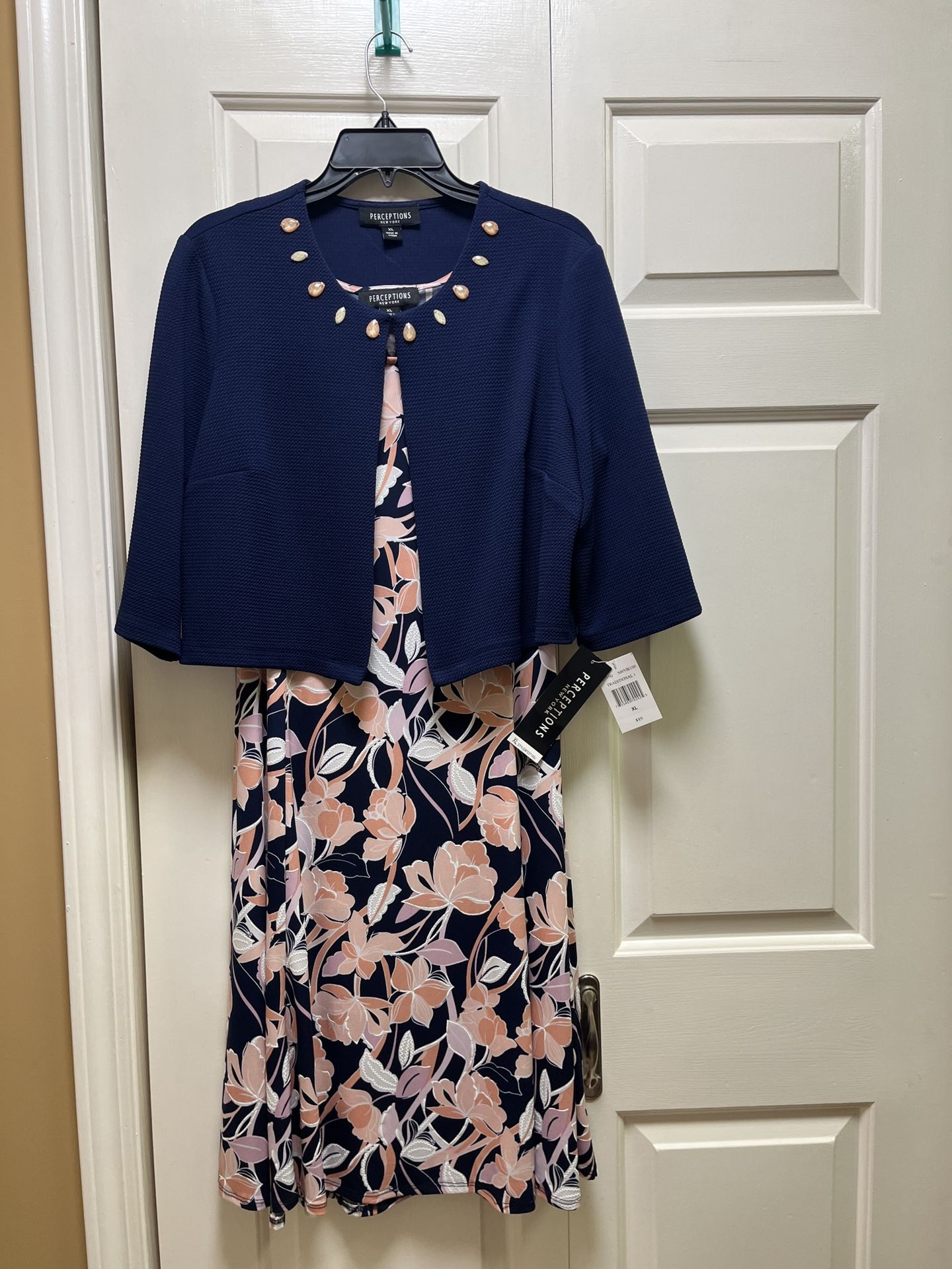 Perceptions Dress w/Jacket. New w/Tags