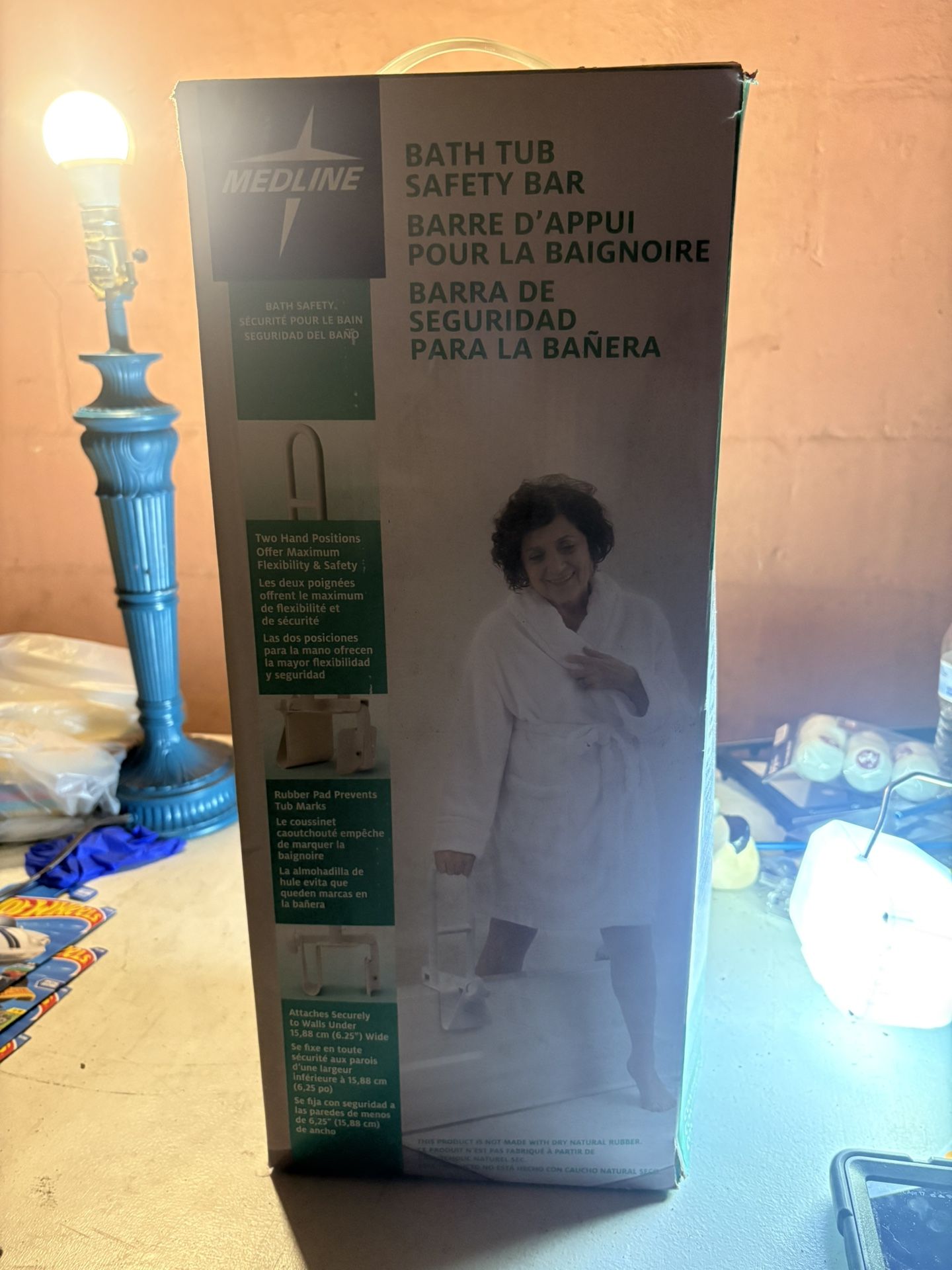 Medline Bath Tub Safety Bar Grab Bar