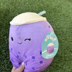 New Squishmallows 8" Poplina The Boba