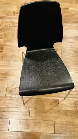 IKEA Vilmar Chair - Black Brown 