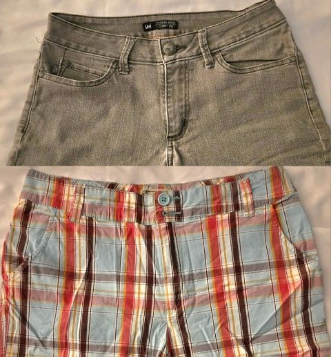 Women Work Shorts x2 Size 10