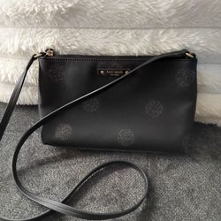 Kate Spade Little Black purse With Silver Spots