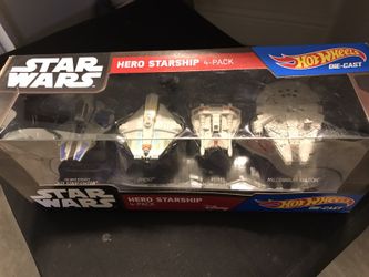 star wars hero starship 4 pack new in box