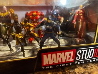 new in box Marvel figures the First ten Years 
