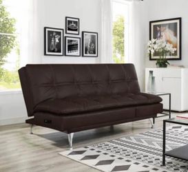 Serta Queen Convertible Futon Sleeper Sofa – Like New